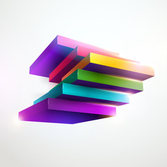 3D colorful cube