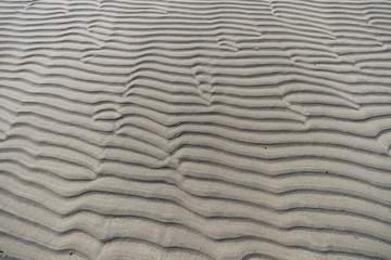 Sandstrand bei Ebbe