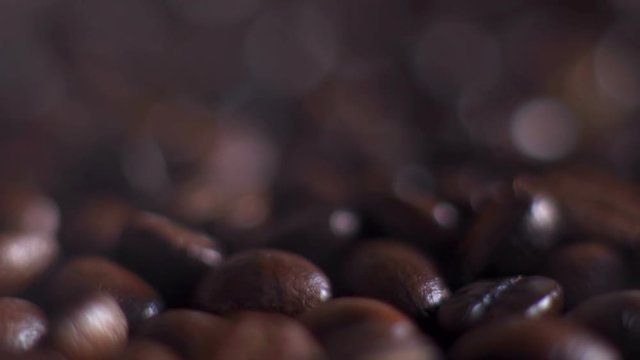 roasting coffee with smoke