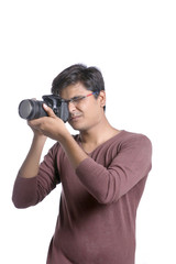 Photographer with Camera