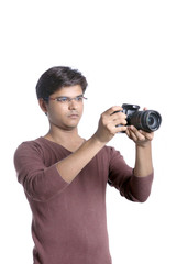 Photographer with Camera
