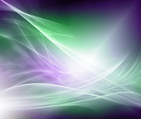 Abstract green pink background