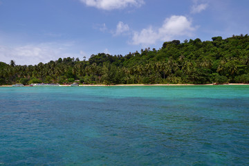 Island seashore Krabi province, Thailand - September 2013