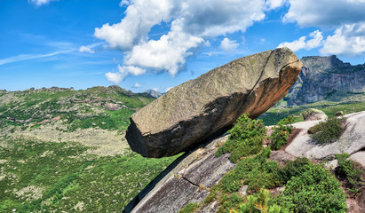 Hanging stone