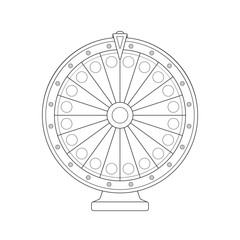Vector fortune wheel