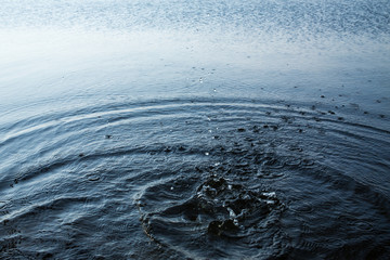 Water splash, Water ripples