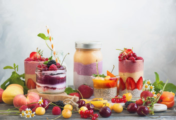 Fruit berry smoothie