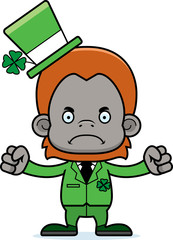 Cartoon Angry Irish Orangutan