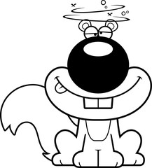 Drunk Cartoon Squirrel