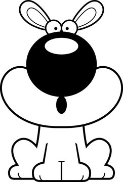 recommend clip art: Surprised Cartoon Rabbit