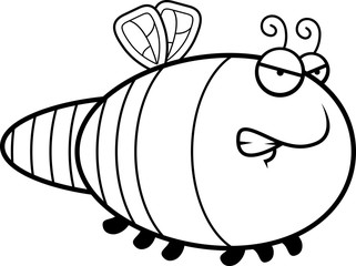 Angry Cartoon Dragonfly