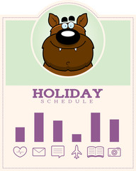 Cartoon Werewolf Halloween Graphic