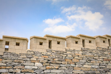 Jun 20 2017 Hanyangdoseong, a fortress wall in Namsan park, Seoul city, South Korea - Landmark of city