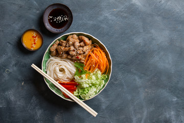 Buddha bowl of mixed vegetable