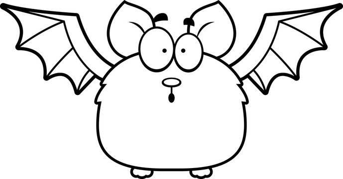 recommend clip art: Surprised Little Bat