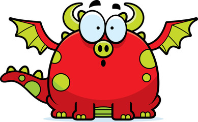 Surprised Cartoon Dragon