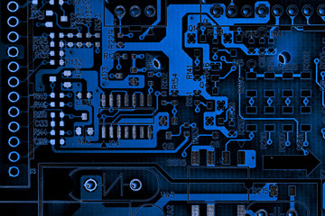 Abstract, Close up at electronic circuits, we see the technology of the mainboard, which is the important background of the computer.
(logic board,cpu motherboard,Main board,system board,mobo)