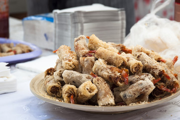 fried shrimps in batter