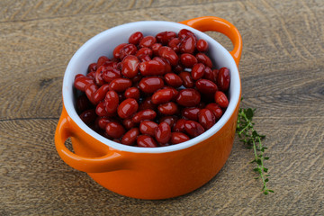Red canned kidney beans