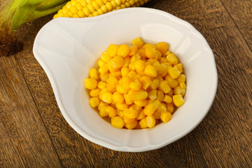 Sweet canned corn