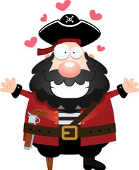 Cartoon Pirate Hug