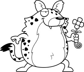 Cartoon Hyena Flower