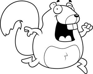 Squirrel Running