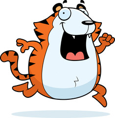 Cartoon Tiger Running