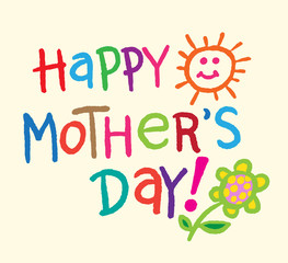 Lettering for Mother's Day card.