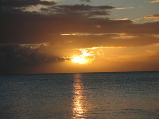 Fototapeta premium Tramonto mare orizzonte Sardegna