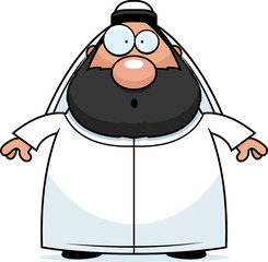 Surprised Cartoon Sheikh