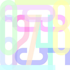 illustration of numbers