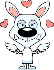 Cartoon Angry Cupid Bunny