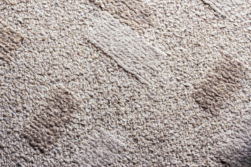 Carpet black and white design