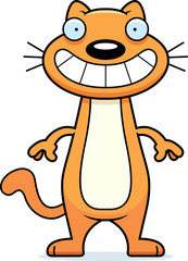Happy Cartoon Cat