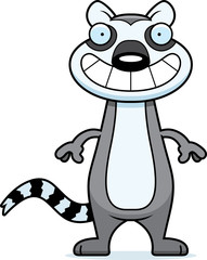 Happy Cartoon Lemur