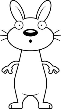 recommend clip art: Surprised Cartoon Rabbit