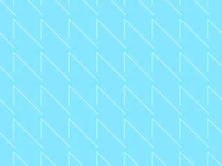 Seamless blue pattern with white strips. Vector illustration