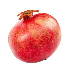 Pomegranate isolated on white background. Healthy eating