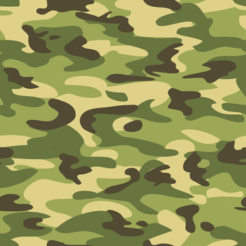 Camouflage seamless pattern. Military style