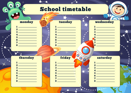 "School Timetable" Images – Browse 4,156 Stock Photos, Vectors, and ...