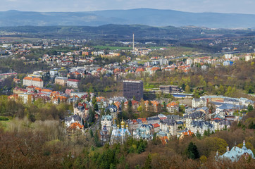 View of Karlovy Vary, Czech republic