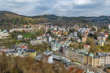 View of Karlovy Vary, Czech republic