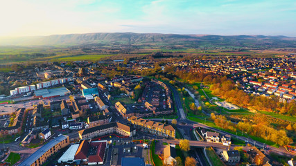 Aerial view of Kirkintilloch