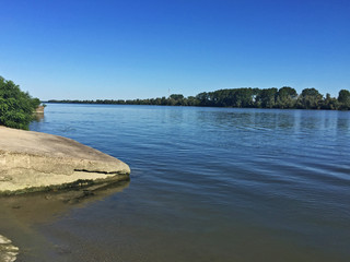 Il fiume Po a Cà Tiepolo - Porto Tolle
