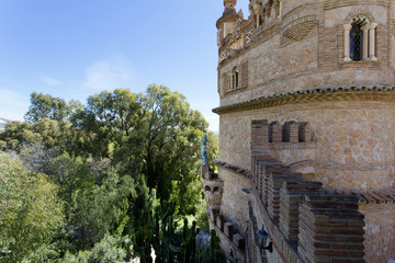 Fototapeta premium Colomares castle in memory of Christopher Colomb at Benalmadena