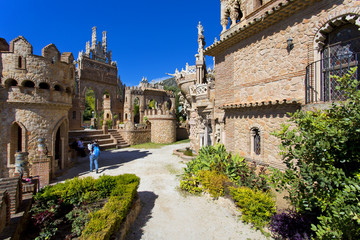 Obraz premium Colomares castle in memory of Christopher Colomb at Benalmadena