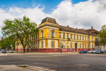 Fototapeta na wymiar Subotica, Serbia - April 23, 2017: District jail in Subotica, Serbia.