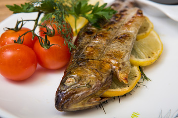Fish with grill