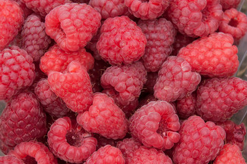 détail framboises  texture